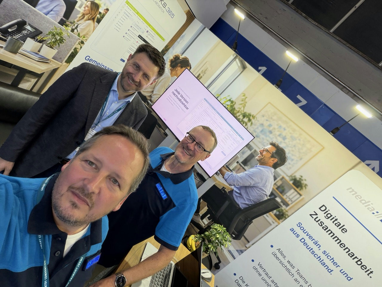 Messe Selphy mit Kerem Fidansoy, unserem T Cloud Partnerbetreuer